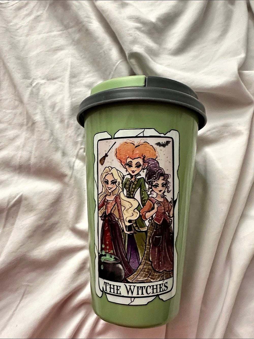zak! 3 Witches cup! Green & Gray